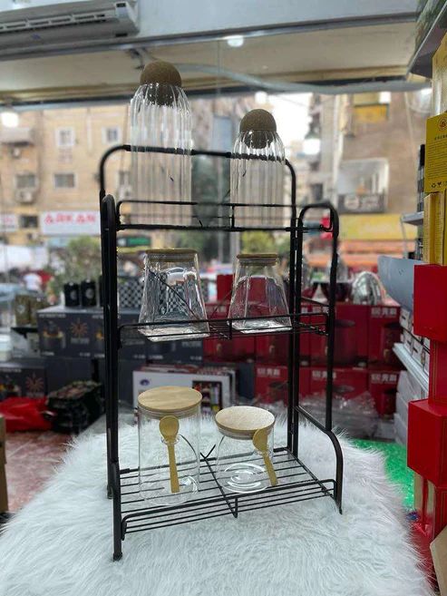 Metal Stand with 3 Shelves