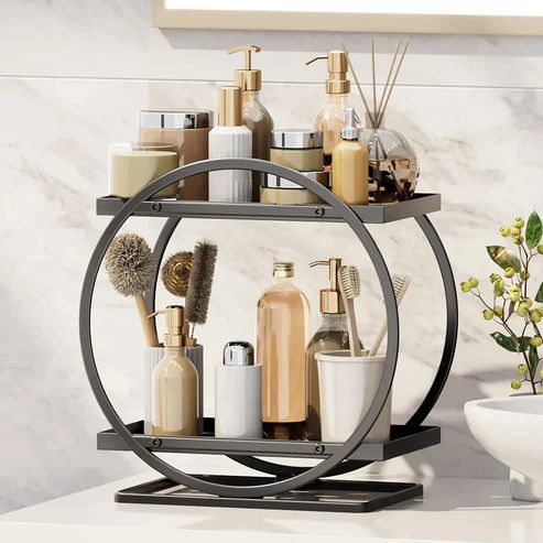 Bathroom Wash Rack & Makeup Organizer