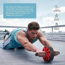 "Ab Roller Wheel – Core Strength Trainer for Home Workout & Abdominal Fitness"